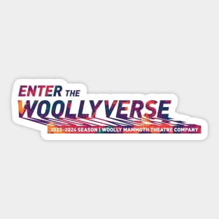 Woollyverse Logo Paint 9 Sticker